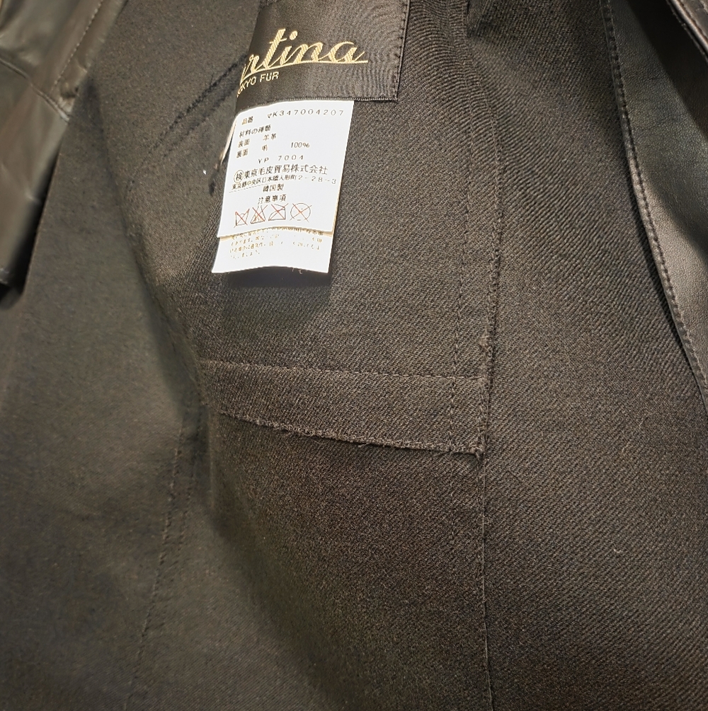 Partina leather coat - Picture 14 of 16
